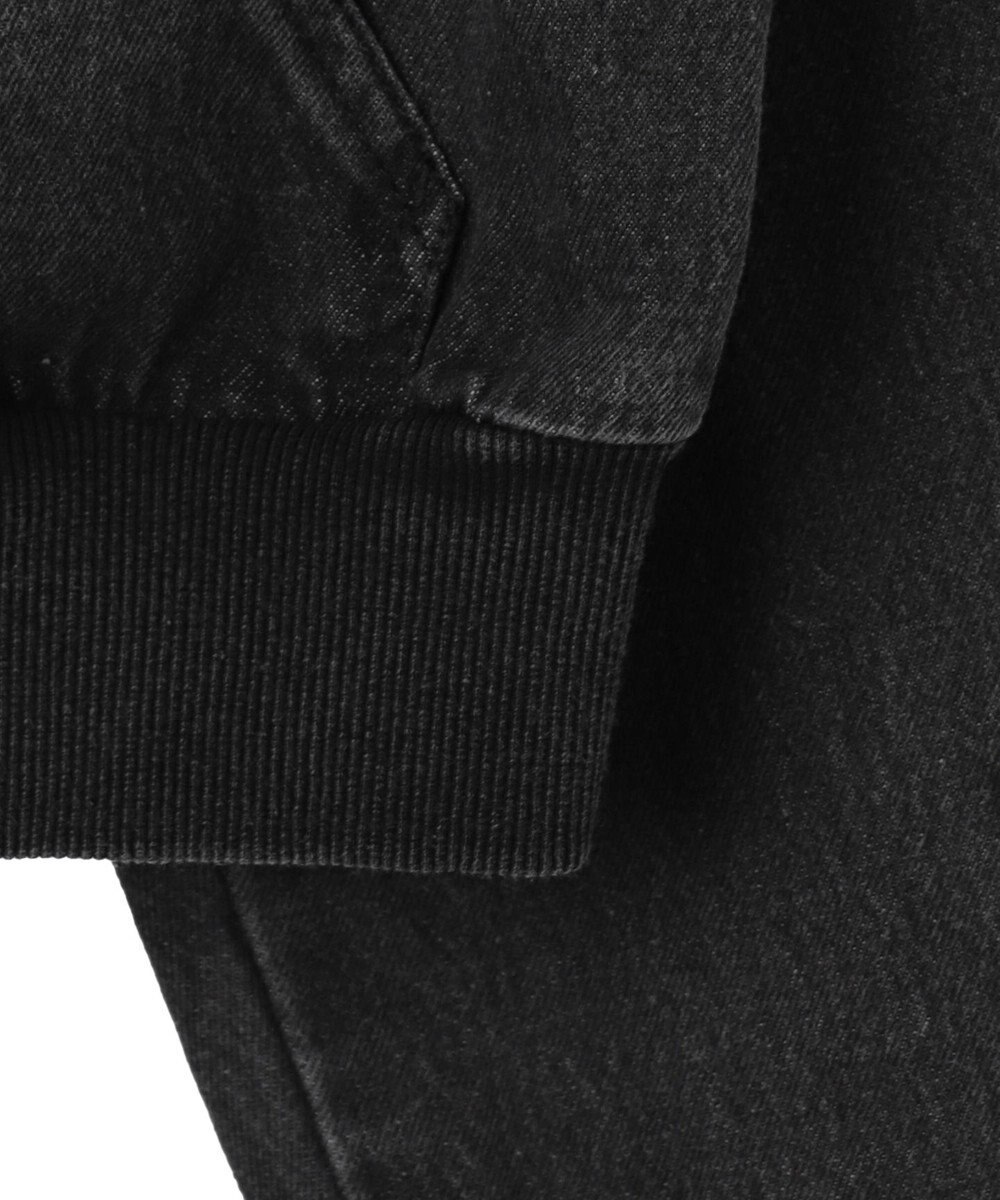 WEGO ヴィンテージウォッシュショートフードブルゾン 