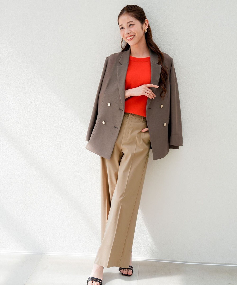 ANY SIS S エアリーストレッチ ワイドパンツ 