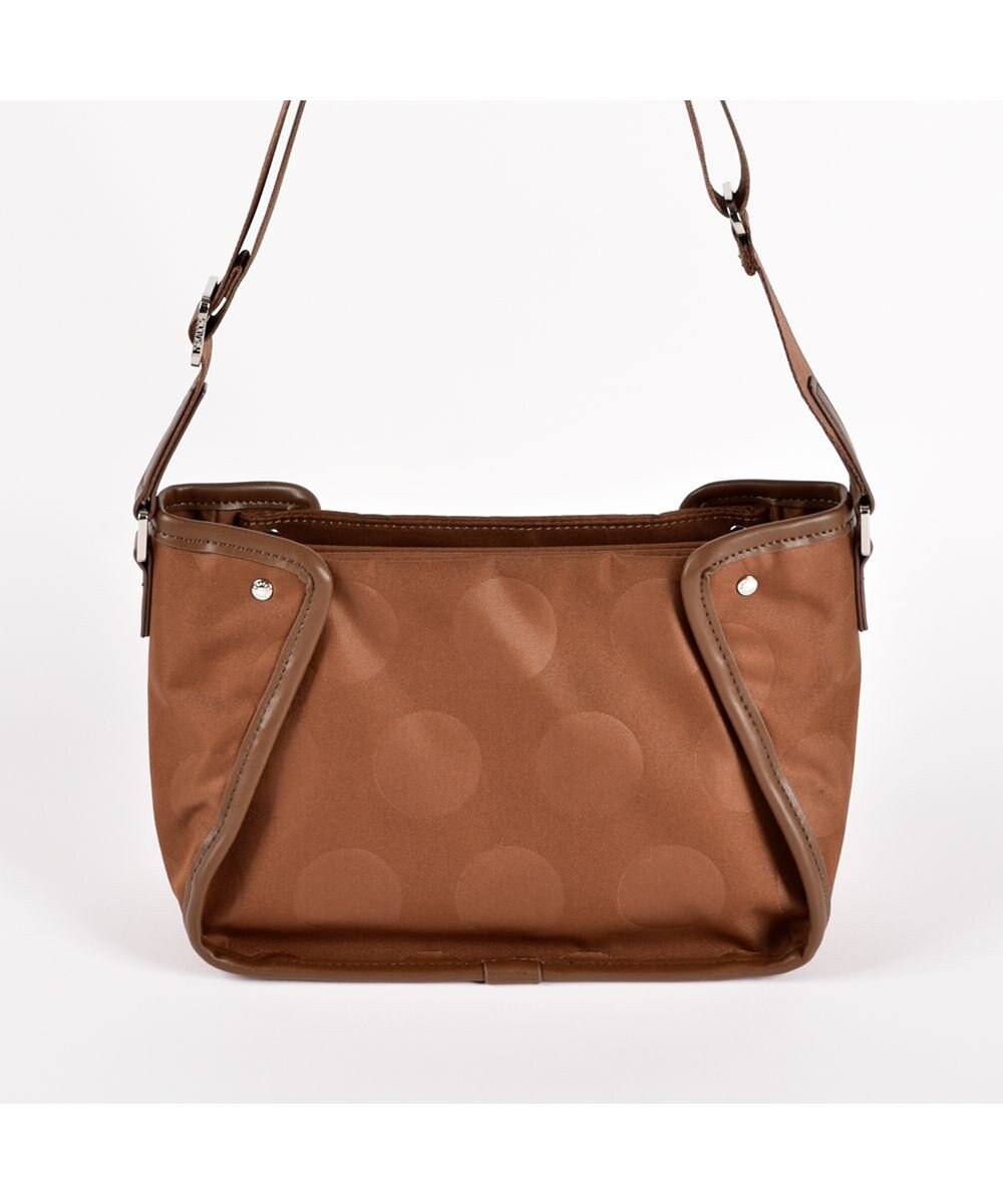 Y'SACCS ヒートエンボス ポルカドットポシェット 