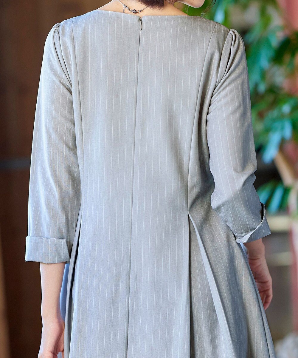 Tiaclasse 【洗える】スタイルアップも叶うピンタックワンピース 