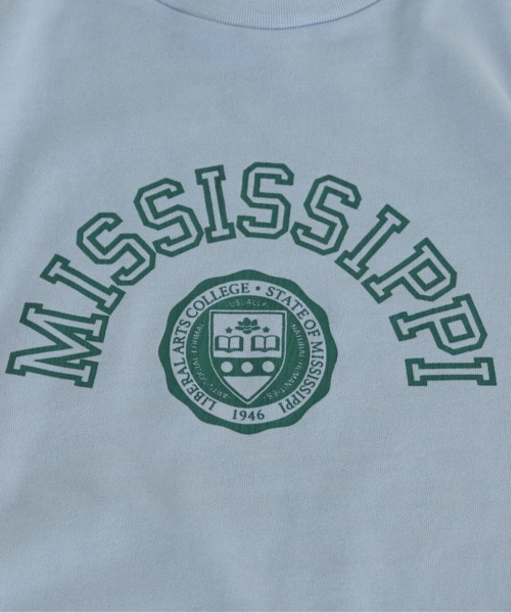 WEGO 【ANGIE VINTAGE】ピグメントカレッジロゴショートスウェット 