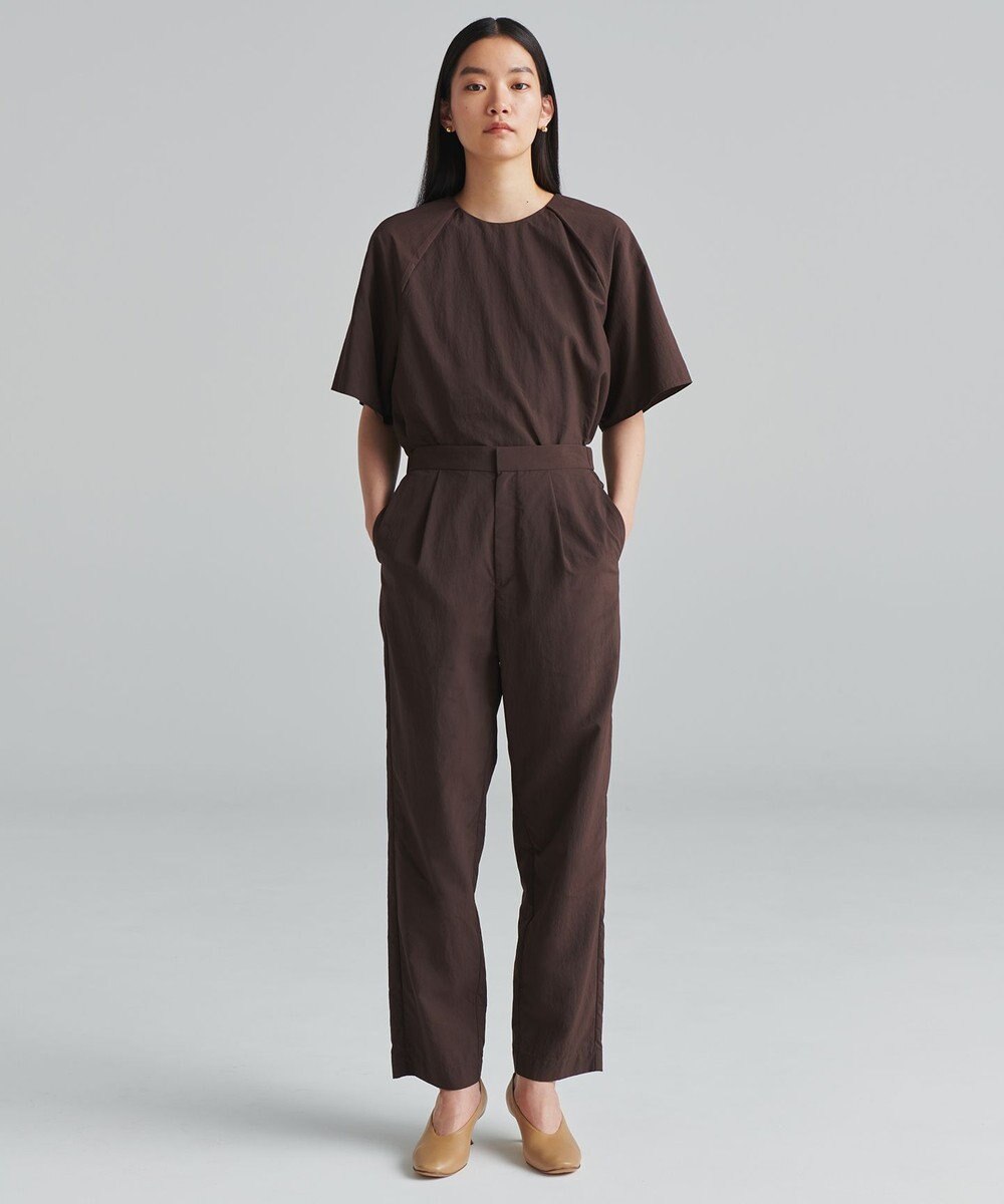 NAVE 【ReNAVE　撥水機能・UVカット・透湿・接触冷感・洗える】ナイロンタスランシャツブラウス 