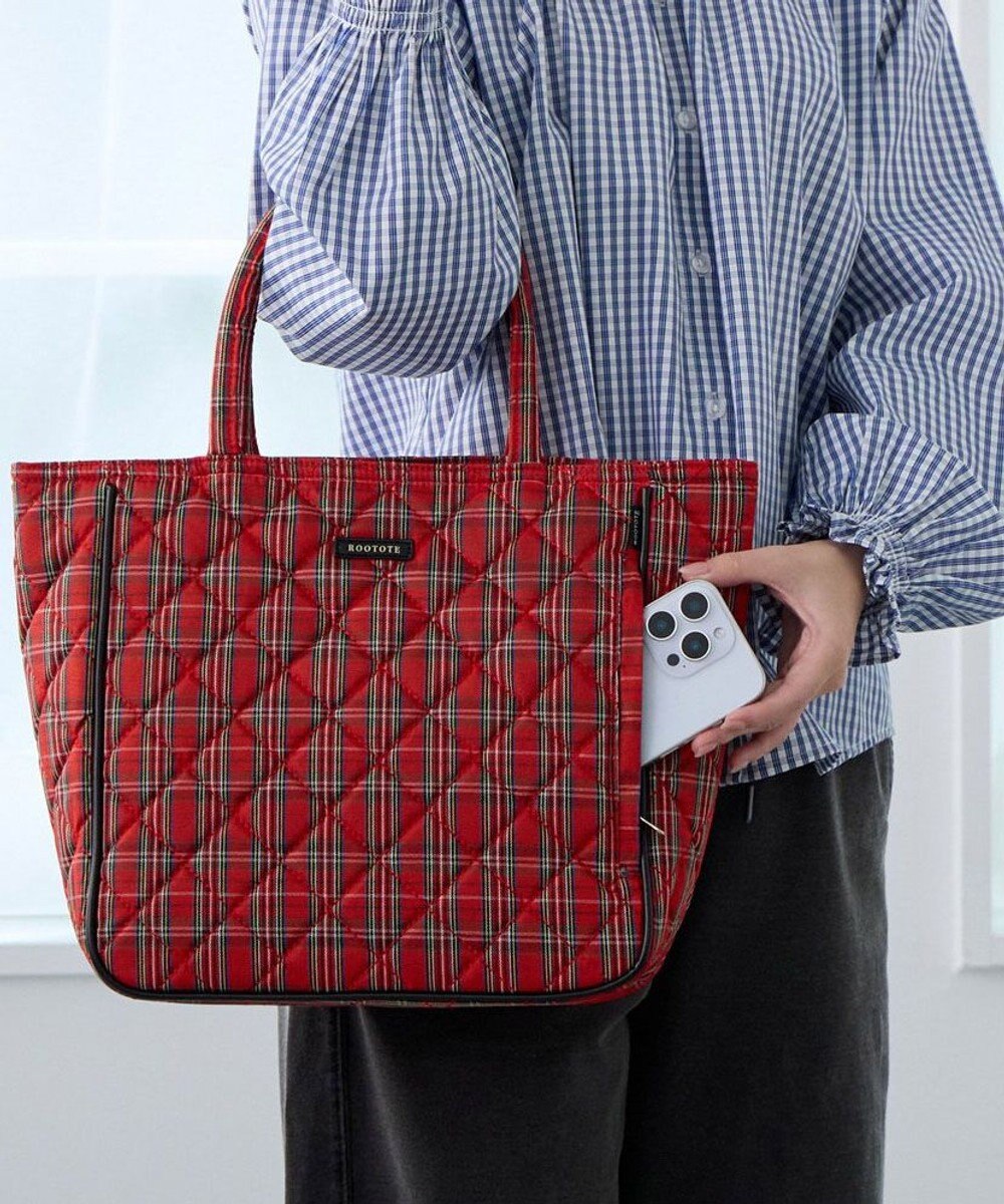ROOTOTE 3618【自立・底板入り】EU.デリ.チェックキルト-C 
