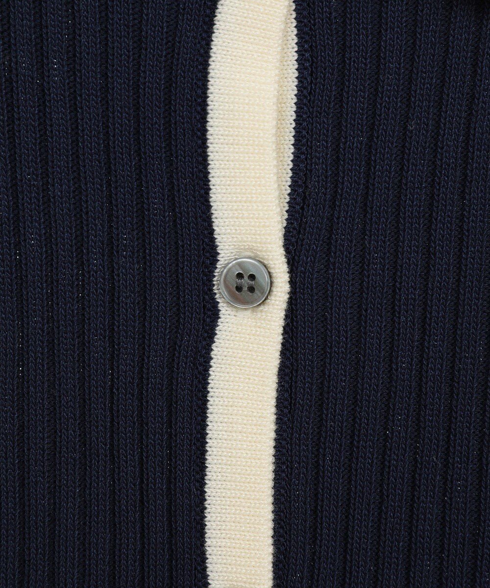 earth music&ecology リブニットカーディガン 