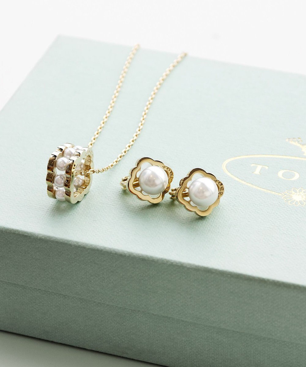 TOCCA PEARL CLOVER NECKLACE ネックレス 