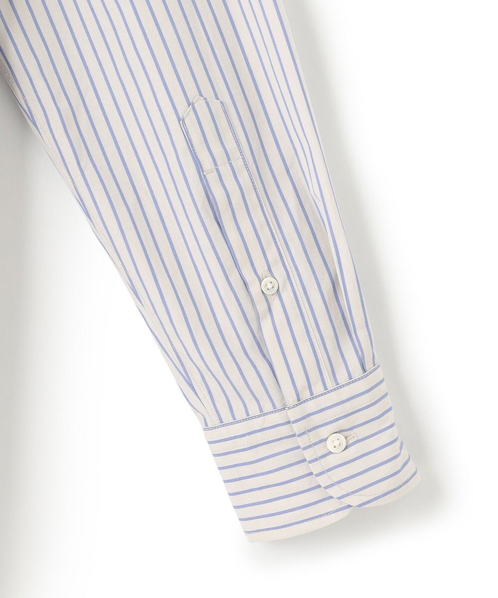 J.PRESS MEN ポプリンストライプシャツ/B.D 