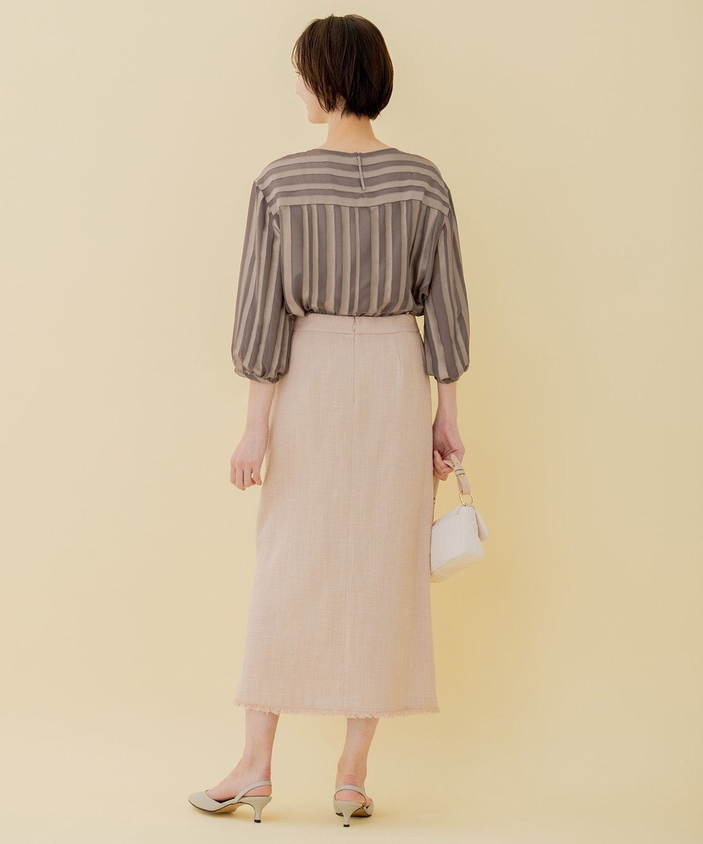 自由区 L 【セット可】ラミーブッチャー ストレートシルエットスカート 