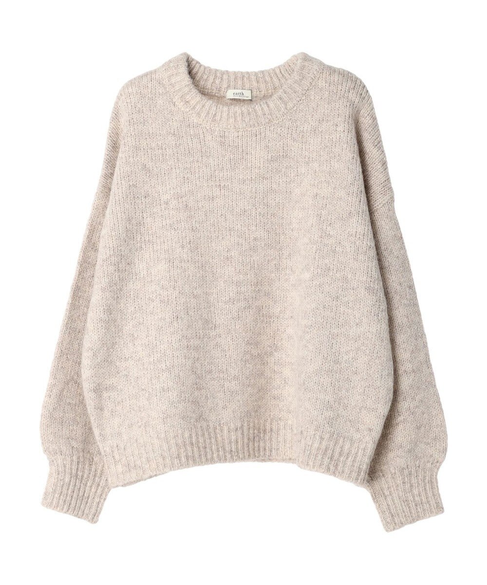 earth music&ecology ファンシーヤーンメランジプルオーバー 