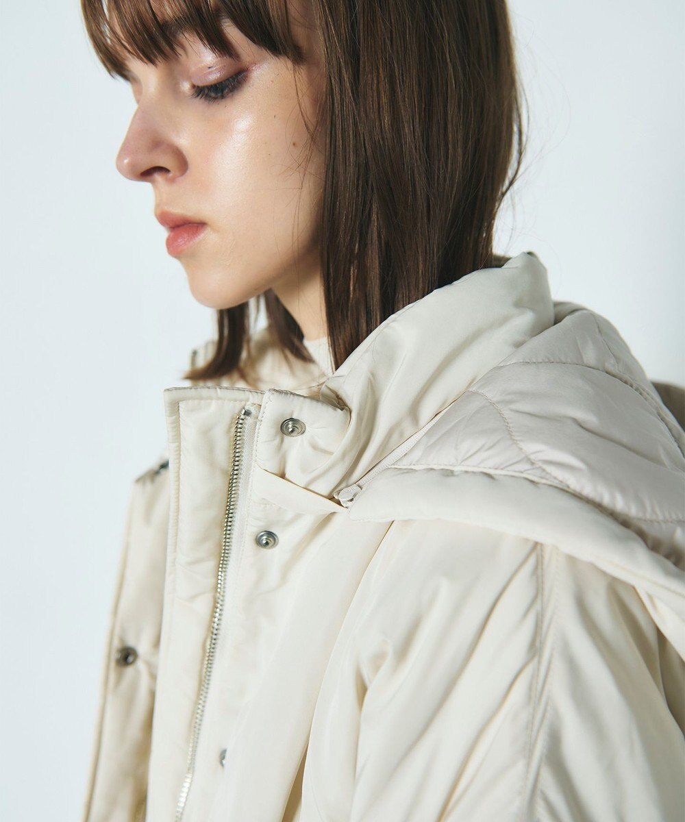 GRACE CONTINENTAL ボリュームハーフコート 