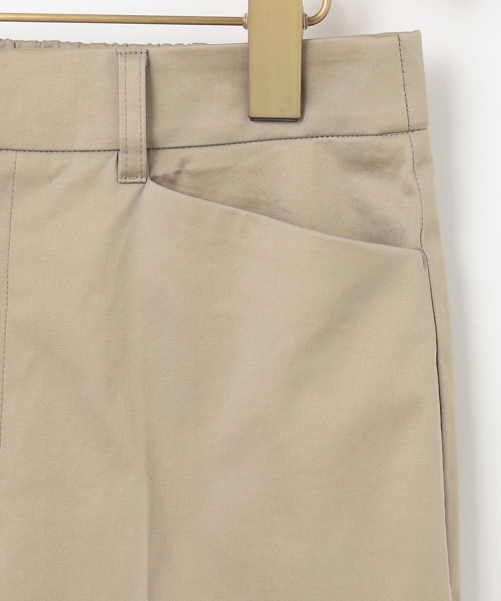 組曲 【WEB限定】サテンストレッチ クロップドパンツ 