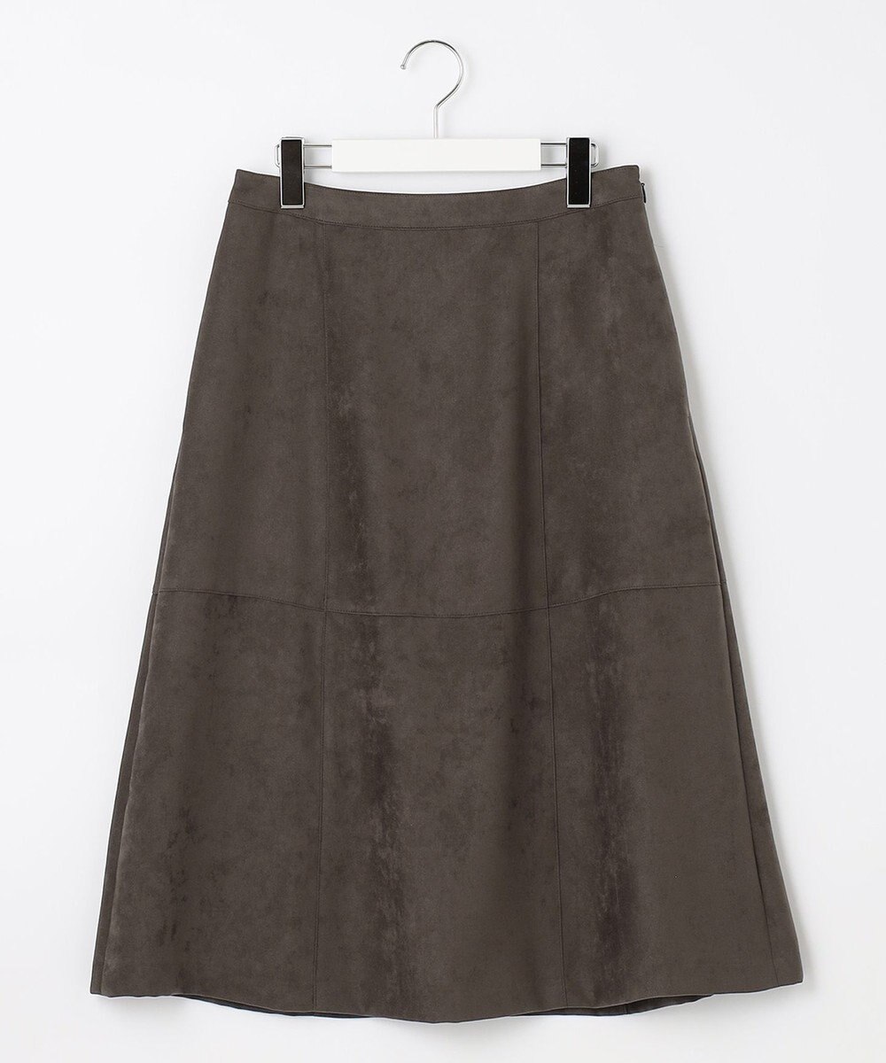 J.PRESS LADIES 【洗える】ソフィーヌスエード スカート 