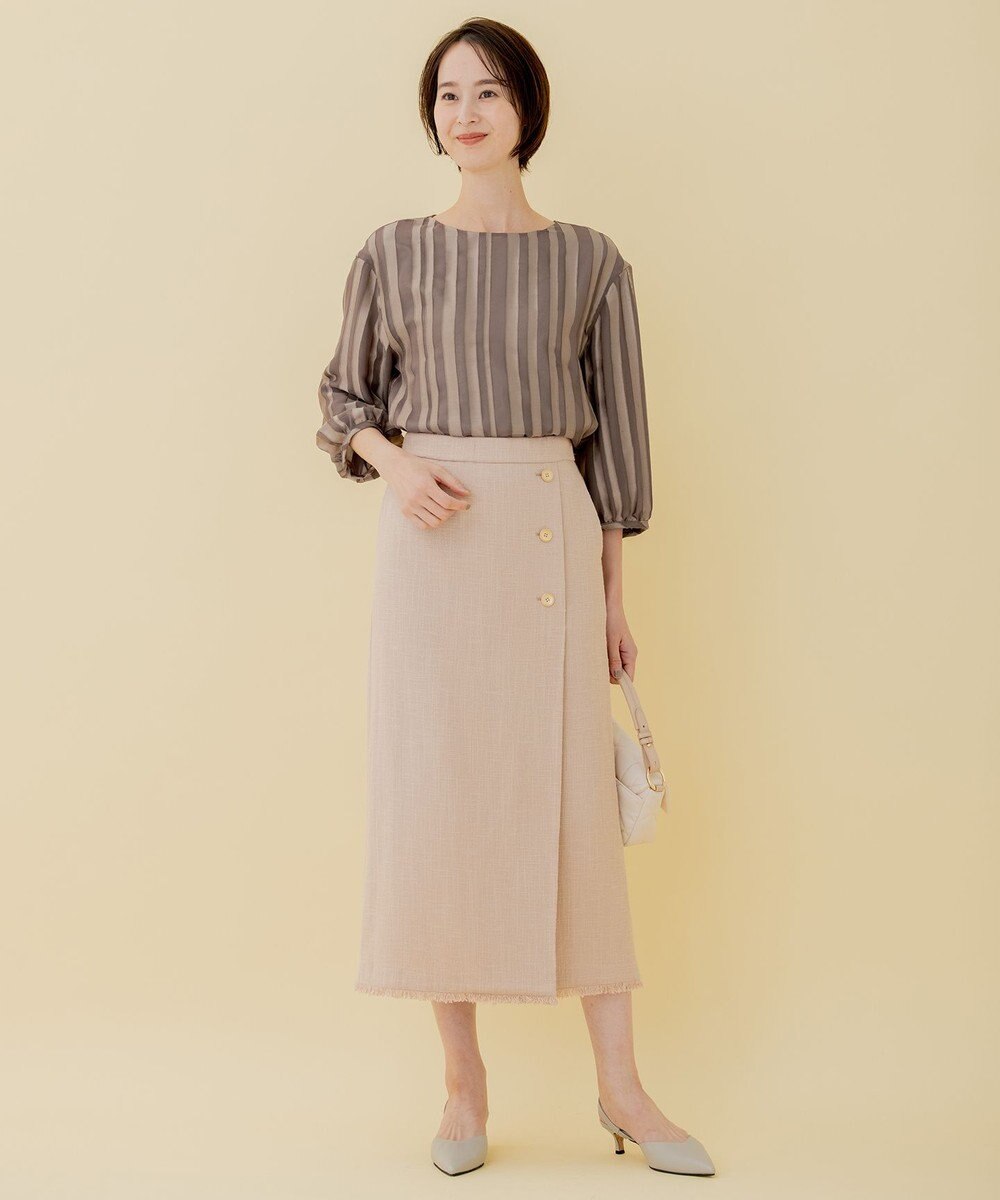 自由区 L 【セット可】ラミーブッチャー ストレートシルエットスカート 
