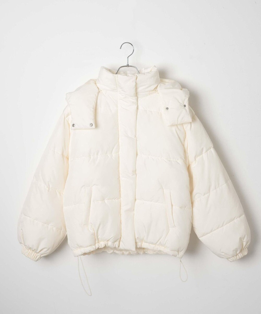 WEGO 【フード取り外し可能】2WAYパテッドジャケット 