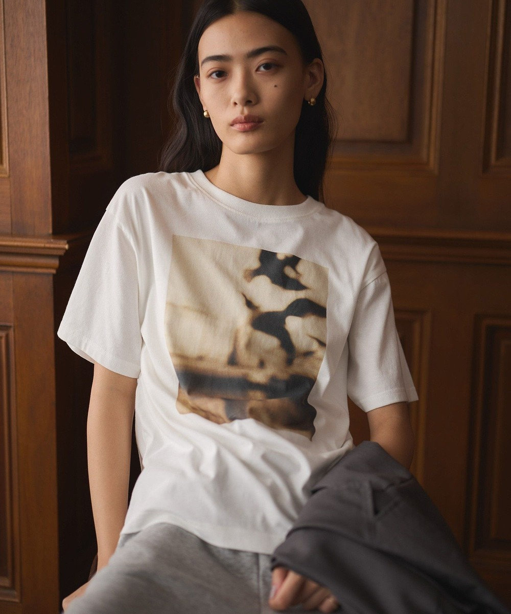 CRAFT STANDARD BOUTIQUE 接触冷感/フォトプリントTEE 