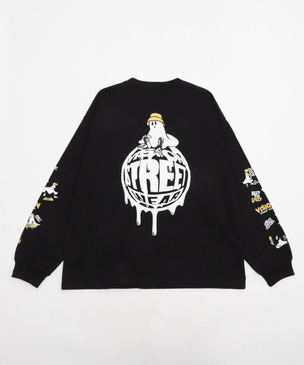 WEGO 【ユニセックス着用ITEM/MLサイズ展開】別注VISIONゴーストグラフィックT（LS） 