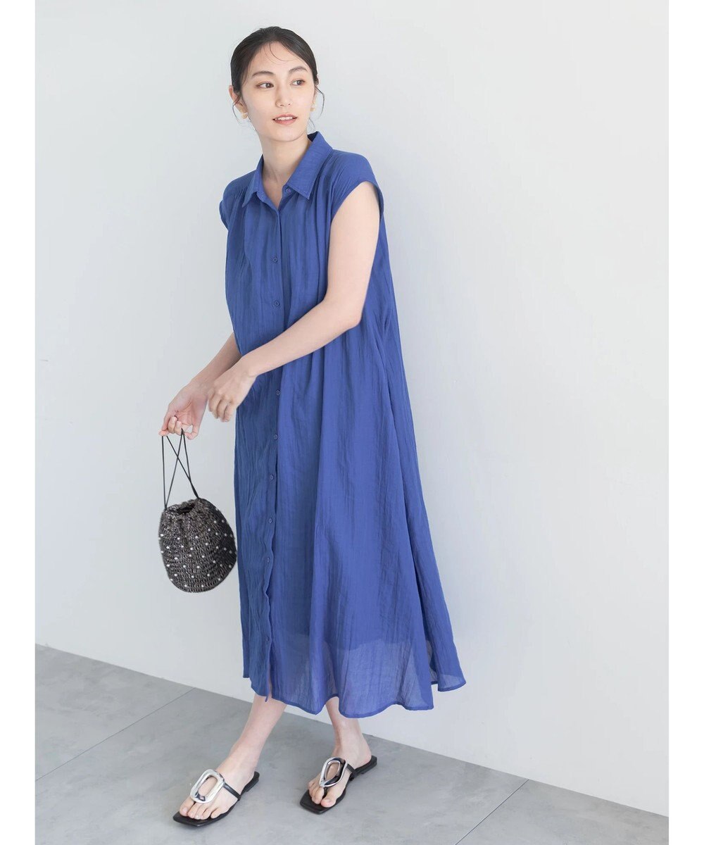 Te chichi シャンブレーボイルテントマキシワンピース 