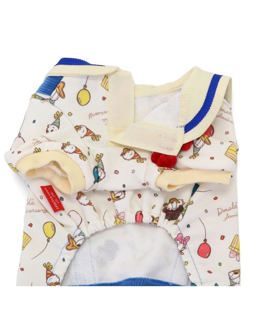 PET PARADISE ディズニー ドナルドダック 90周年 パンツ上下 《パーティ柄》 小型犬 