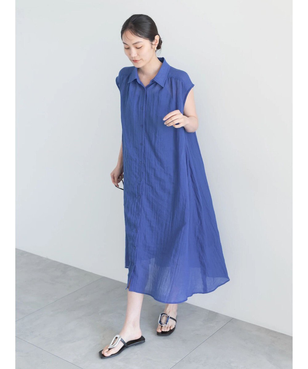 Te chichi シャンブレーボイルテントマキシワンピース 