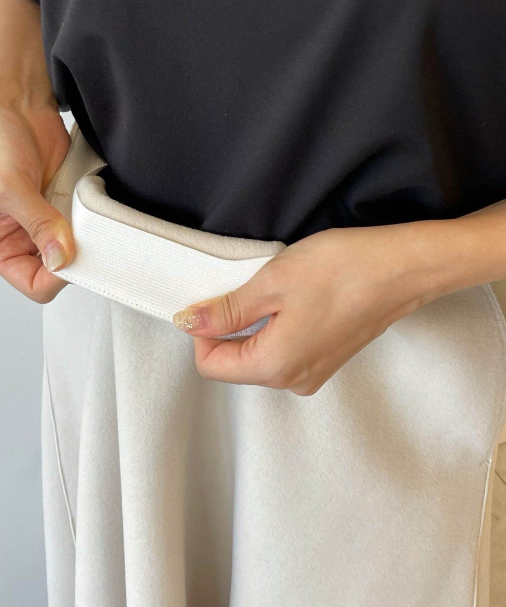 UNFILO 【セットアップ対応】ウールライク スカート 