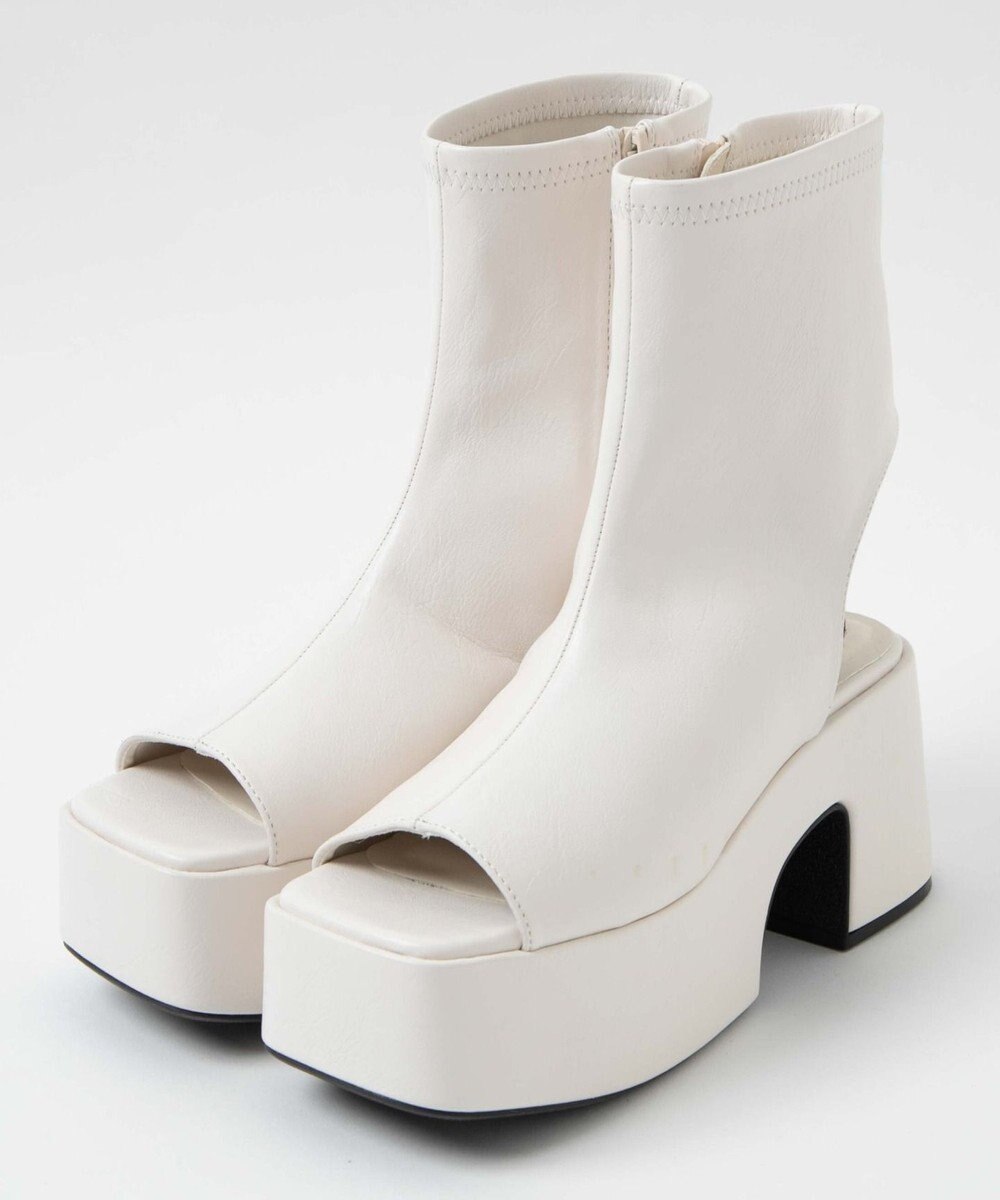 WEGO バルキーヒールブーツサンダル 