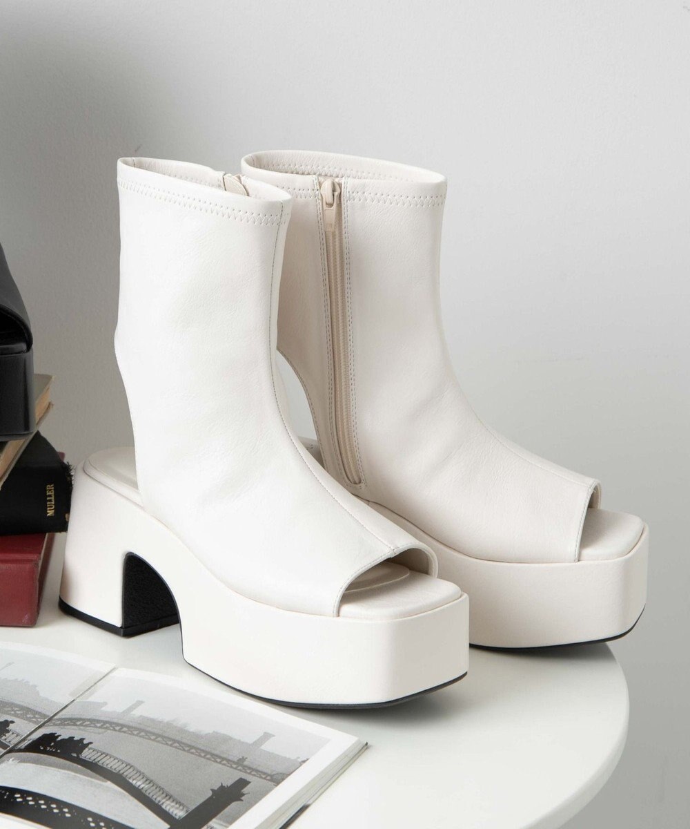 WEGO バルキーヒールブーツサンダル 