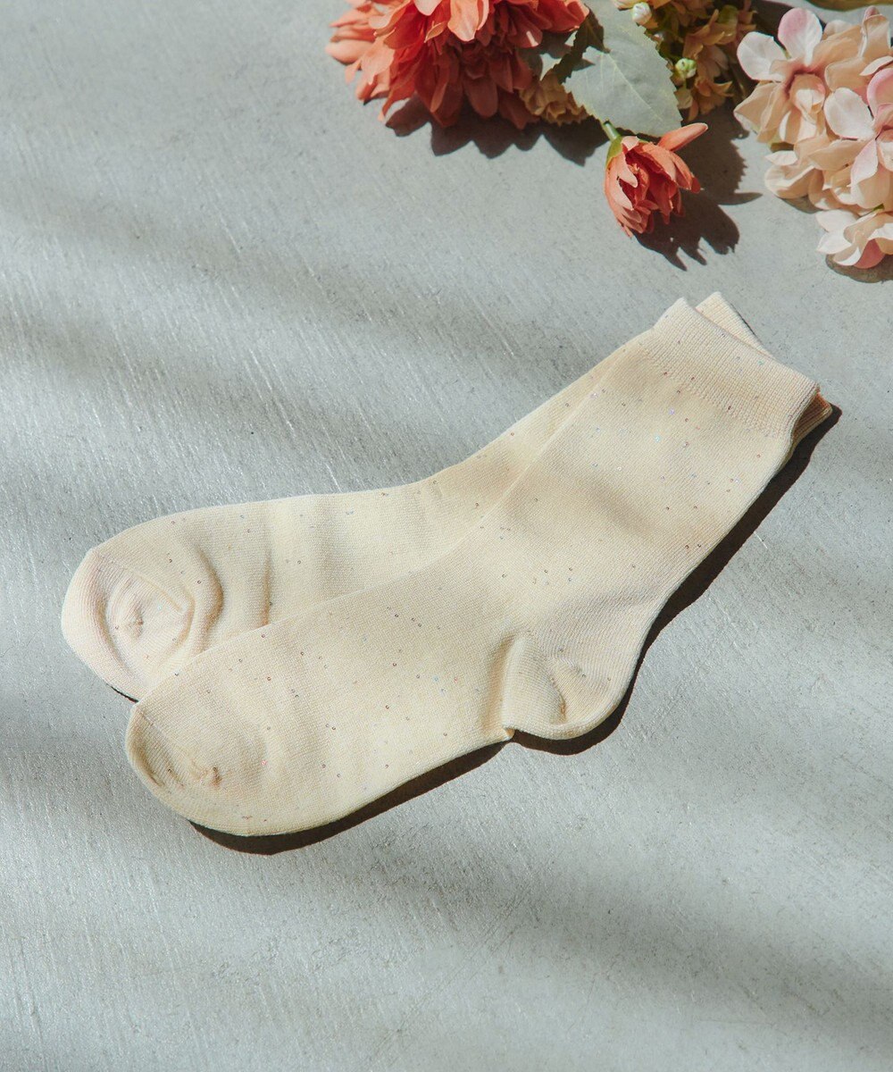 Tiaclasse スパンコールラメソックス 