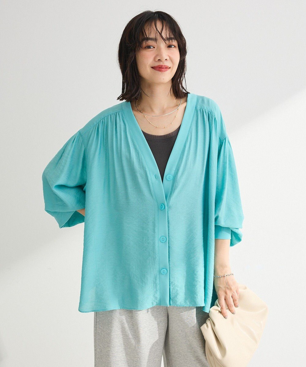 Green Parks リブドッキングシアーシャツ 