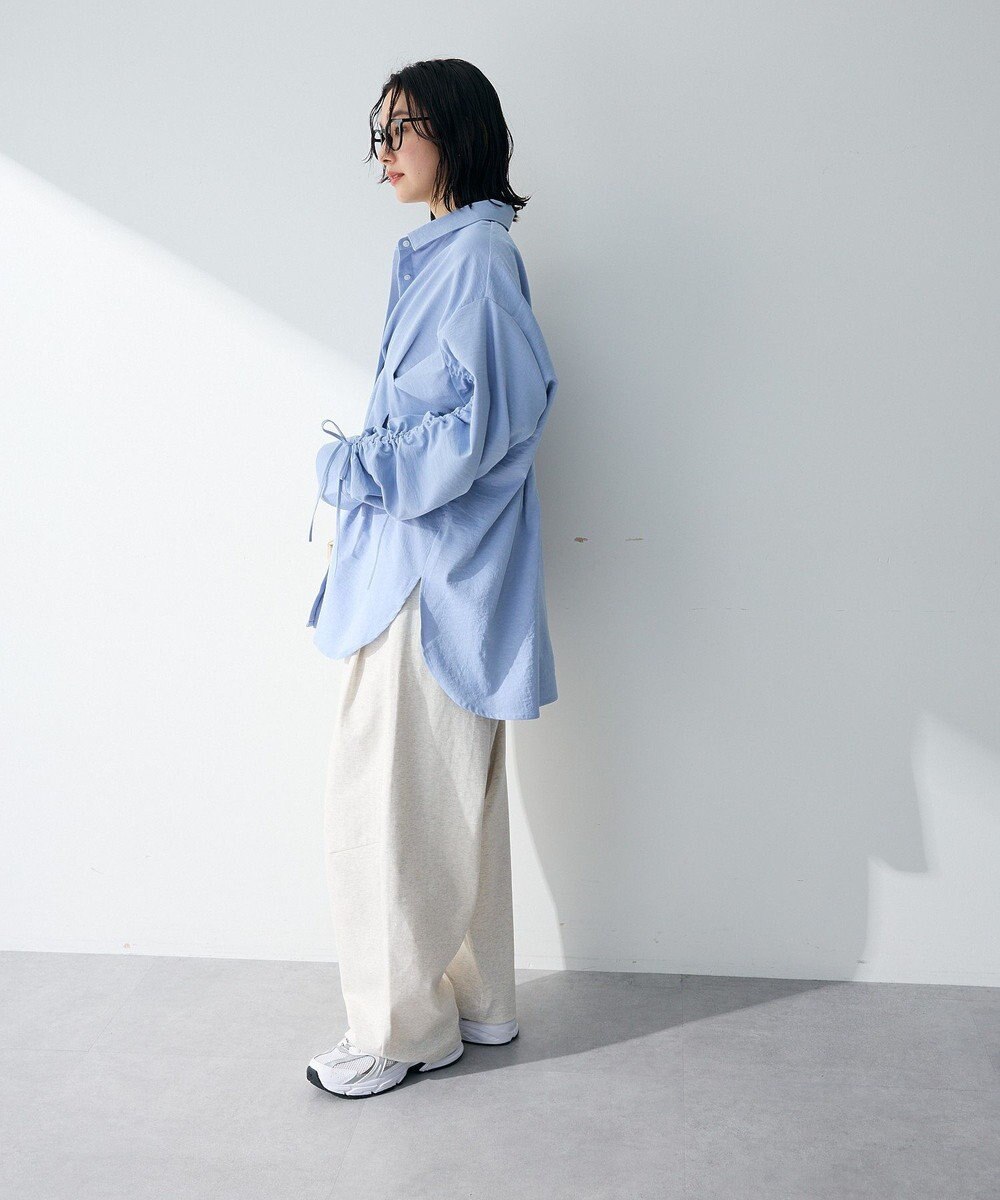 Green Parks 【WEB限定】ドロストシャーリングウエストタックシャツⅡ 