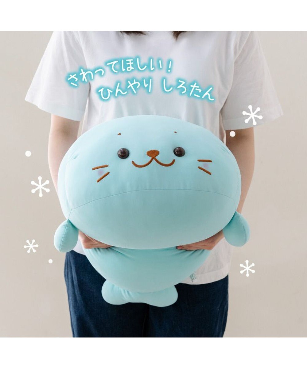 Mother garden しろたん クール抱き枕 55ｃｍ 《ミントブルー》 単品 