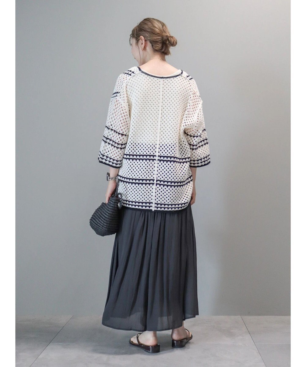 AMERICAN HOLIC クロシェ半袖カーディガン 