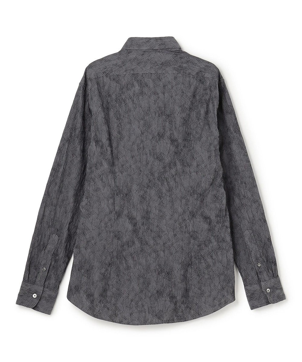 JOSEPH HOMME アブストラクトジャガードストレッチ　レギュラーカラーシャツ 