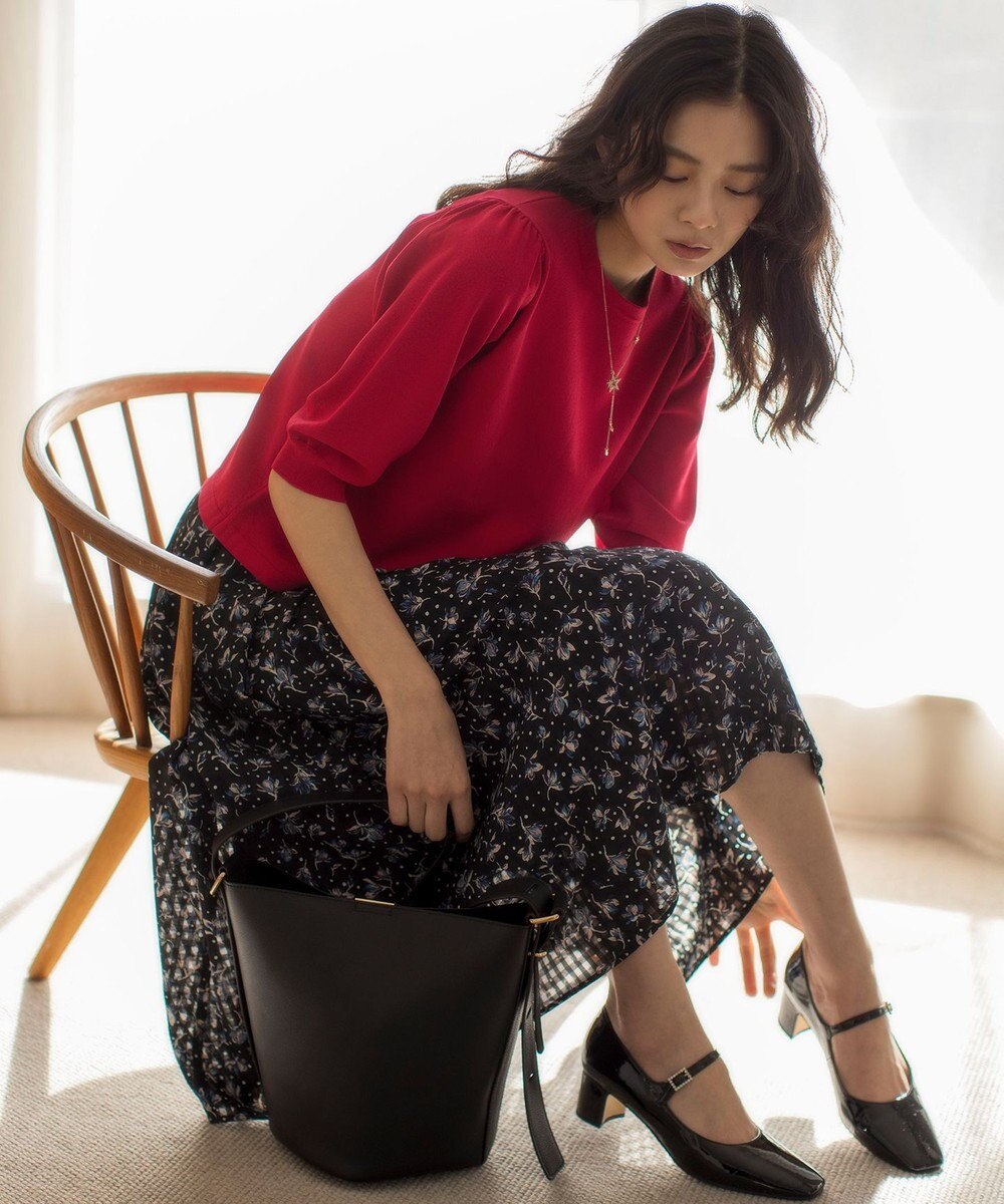 組曲 ビジューバックルメリージェーン パンプス 