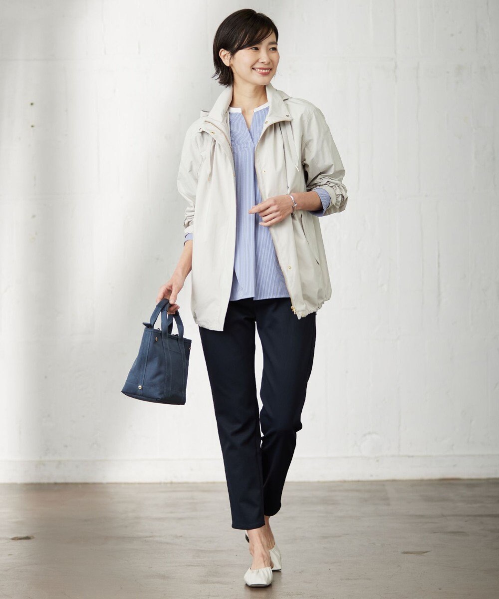 J.PRESS LADIES 【洗える・撥水】マイクロタフタ ブルゾン 