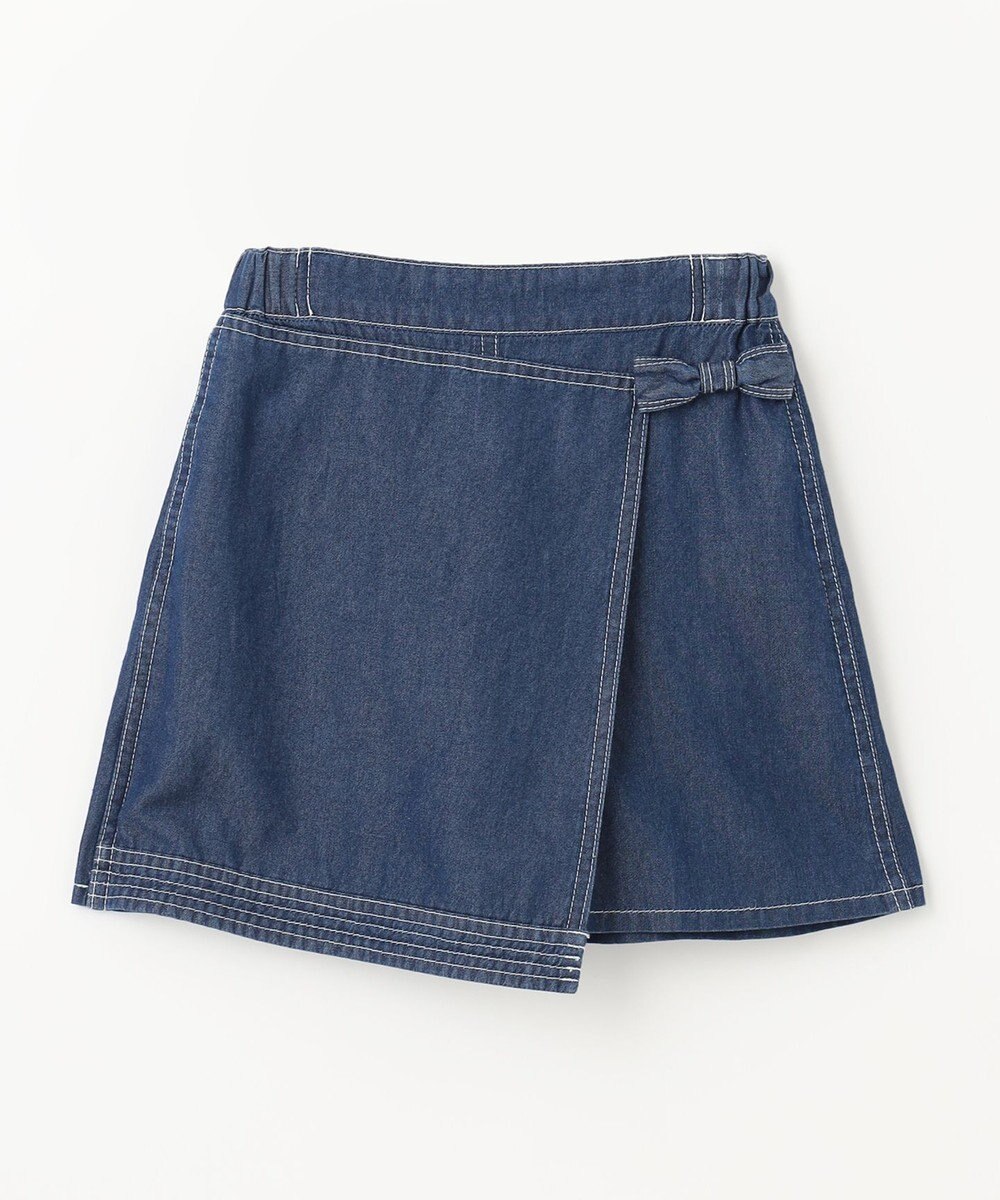 組曲 KIDS 【150-160cm】デニム ショートパンツ 