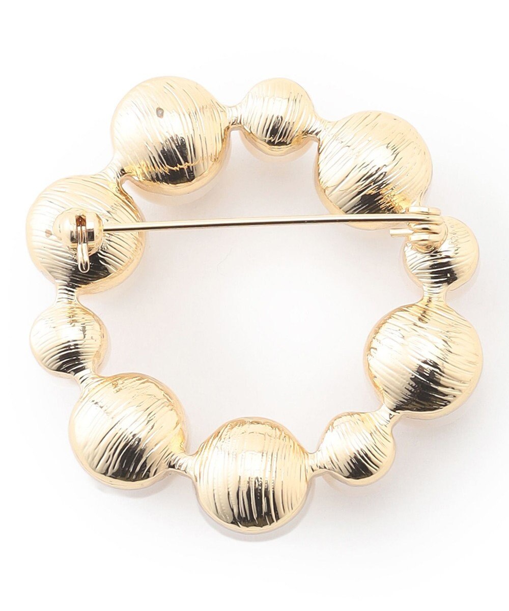 23区 【APPLAUDIR】パールサークル ブローチ 