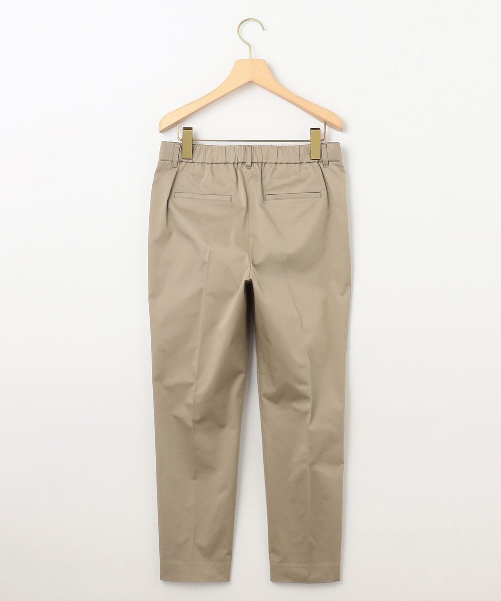 組曲 【WEB限定】サテンストレッチ クロップドパンツ 