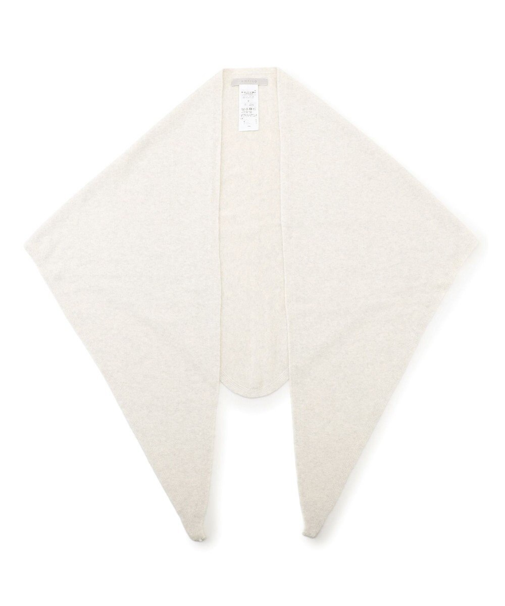 UNFILO 【WEB/一部店舗限定】ふわふわニット 三角ストール 