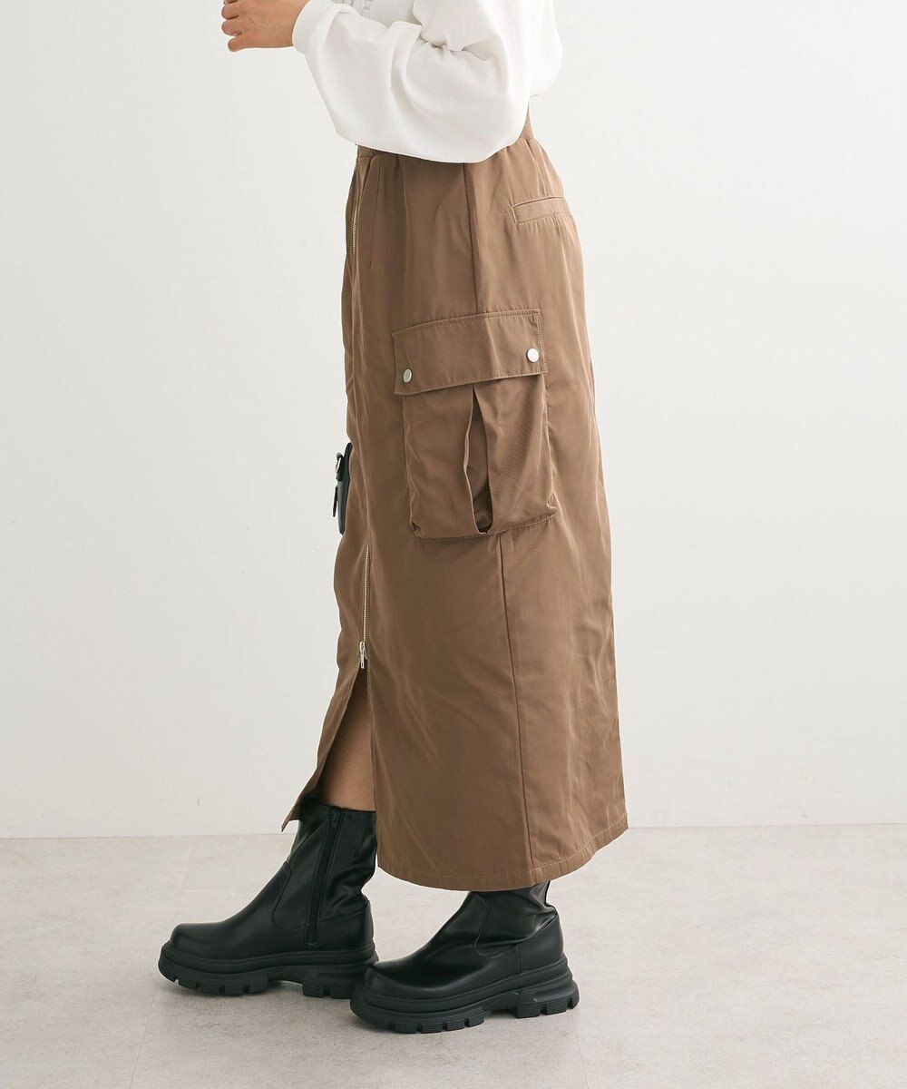 Green Parks ・ＳＵＧＡＲ　ＳＰＯＯＮ　ミリタリーＩラインスカート 