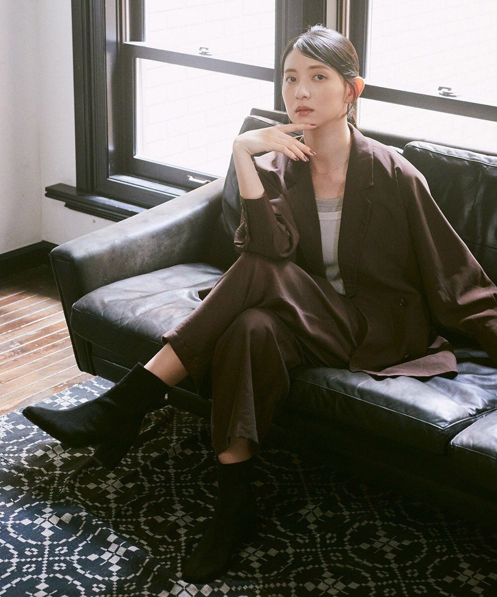 earth music&ecology ＯＲｉｅｎｔａｌ　ＴＲａｆｆｉｃ　フェイクスエードショート 