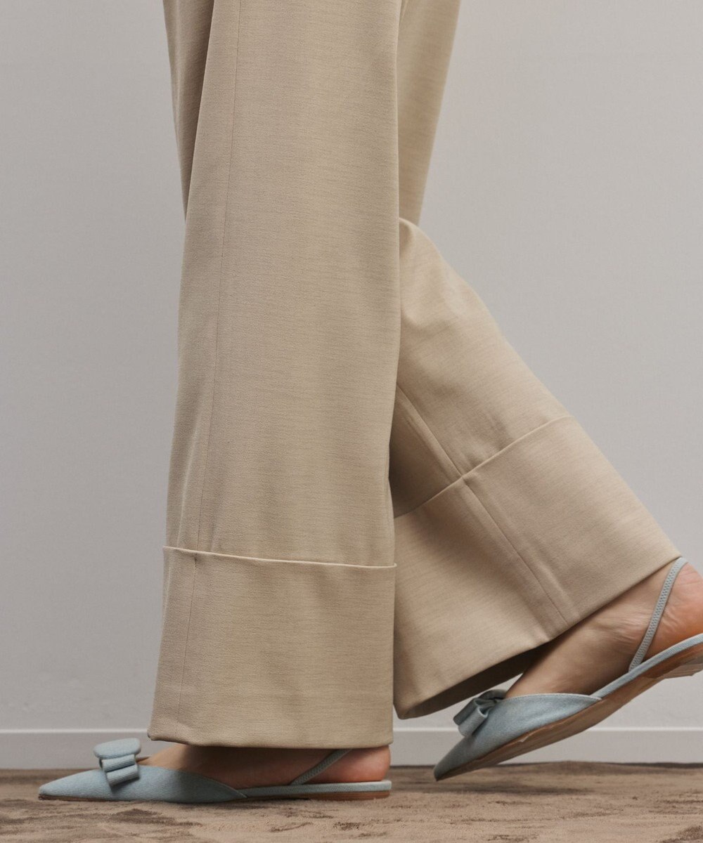 GRACE CONTINENTAL ロールアップワイドパンツ 