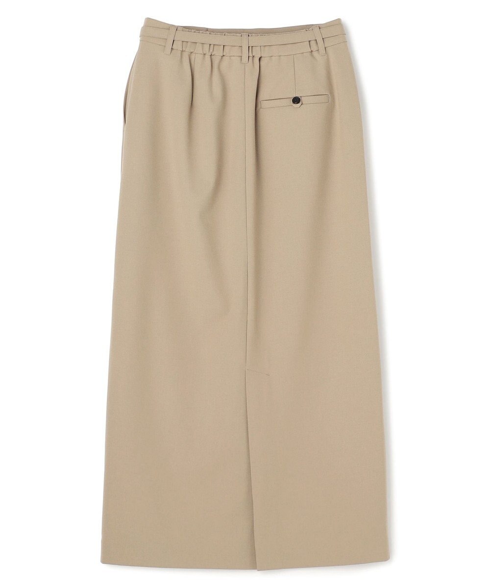 UNFILO L ウールライク Iラインスカート 