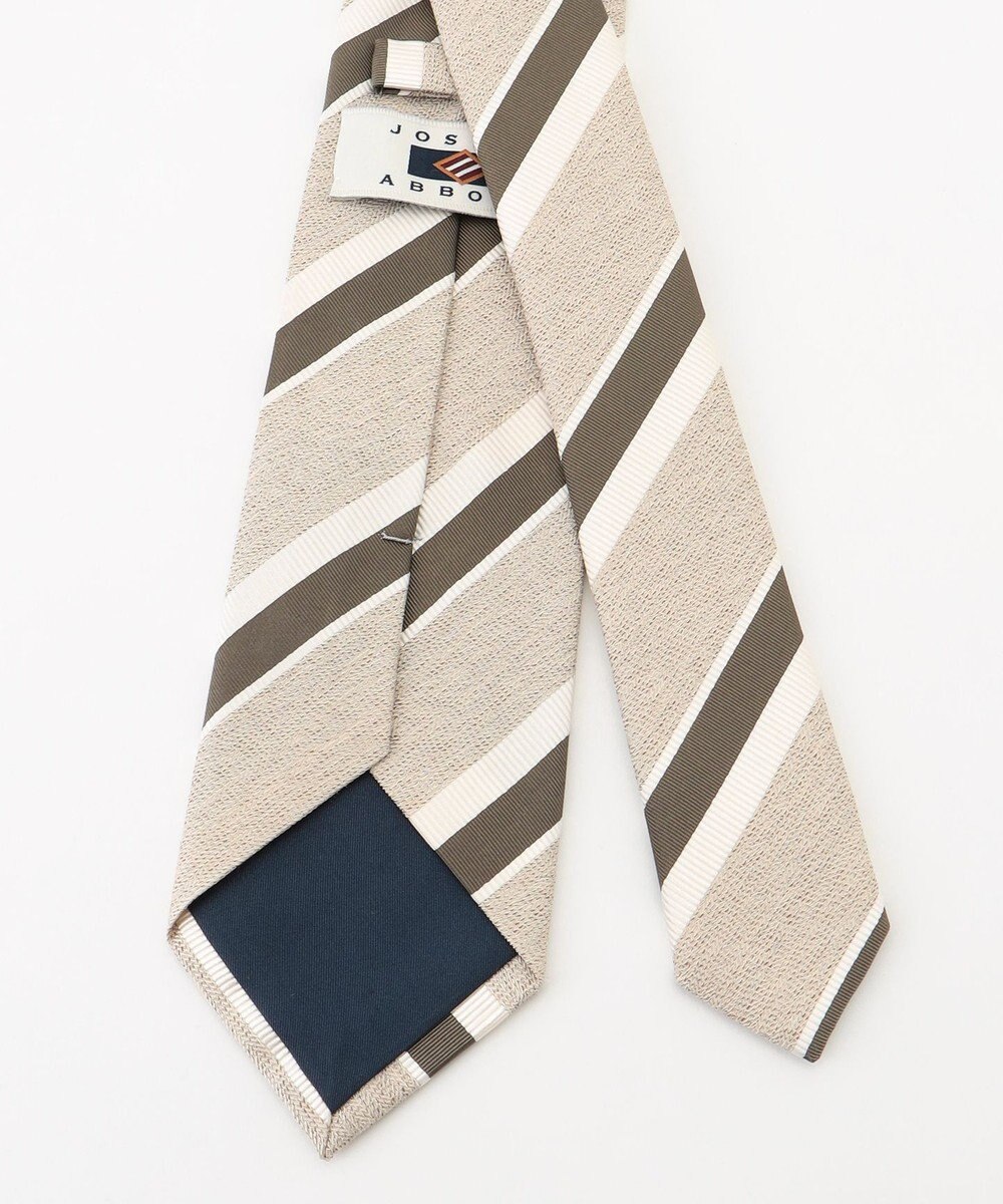 JOSEPH ABBOUD 【日本製】メランジレジメンタル ネクタイ 