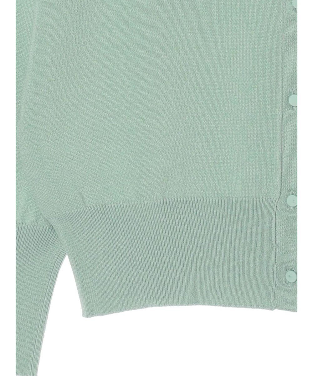 Green Parks 洗える　クルーネックカーディガン 