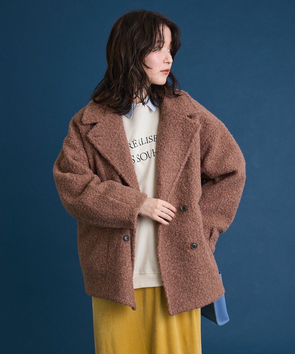 Green Parks ブークレＰコート 