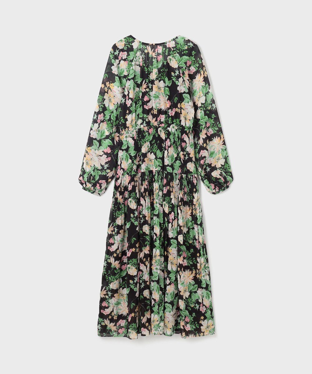 GRACE CONTINENTAL フラワープリントカフタンドレス 