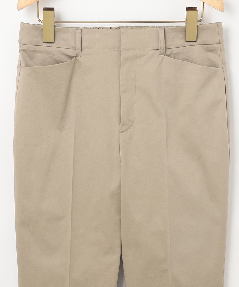 組曲 【WEB限定】サテンストレッチ クロップドパンツ 