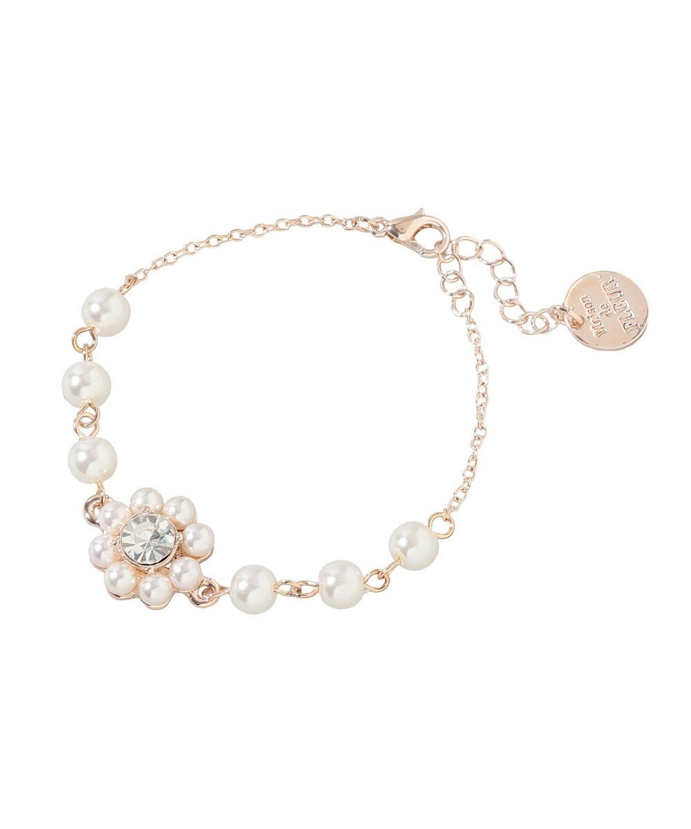 Maison de FLEUR パールフラワーブレスレット 