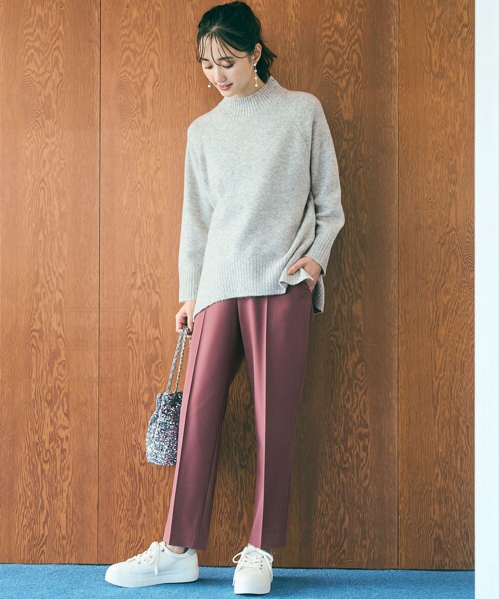 ANY SIS 【洗える】ハイネックラグラン ニット 