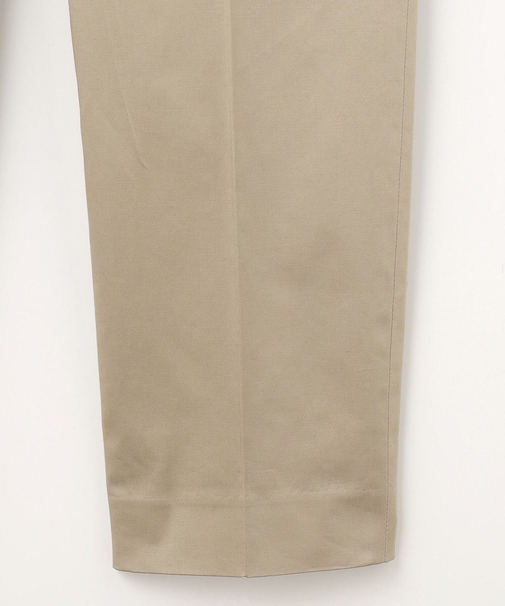 組曲 【WEB限定】サテンストレッチ クロップドパンツ 