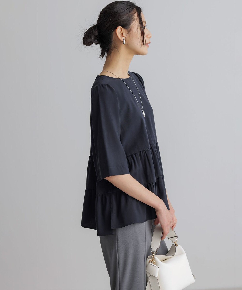 組曲 バウンディングシャーティング ブラウス 